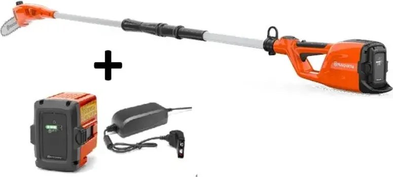 Potatore Husqvarna 120iTK4-P a batteria con asta telescopica e batteria bli 10 e caricabatterie
