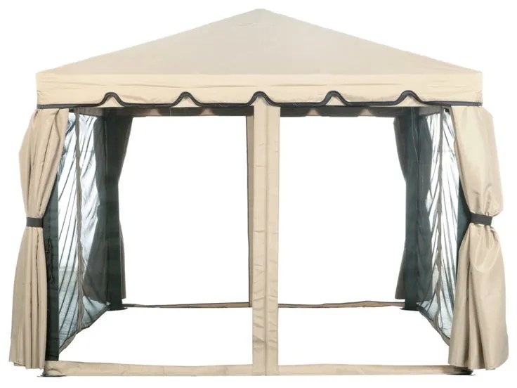 Telo di ricambio in poliestere per gazebo Lusso beige 300 x 300 cm