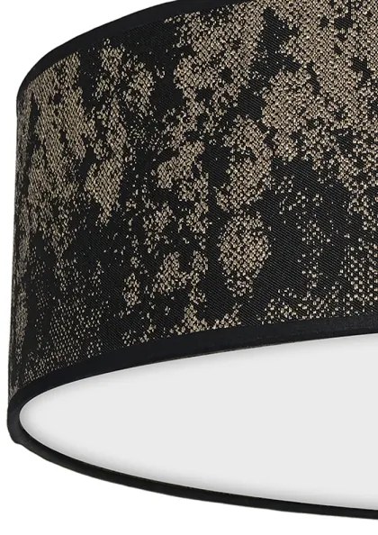 Plafoniera SATINO 3xE27/60W/230V nera/oro