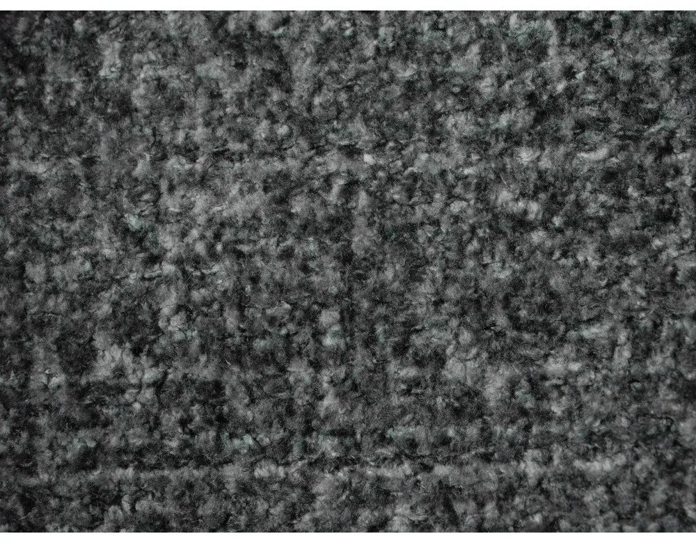 Letto matrimoniale imbottito grigio scuro con rete inclusa 160x200 cm Makana – Makamii