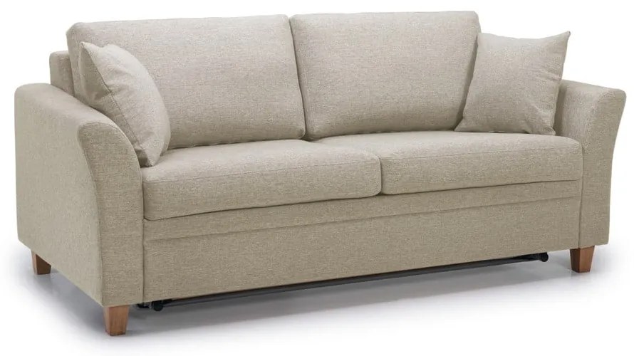 Divano letto beige 190 cm Sonia - Scandic