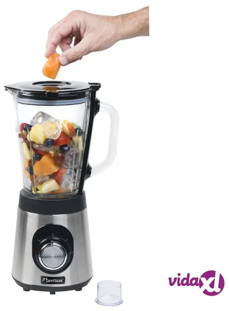 Bestron Frullatore ABL800STE 1,5 L 500 W in Acciaio Inox