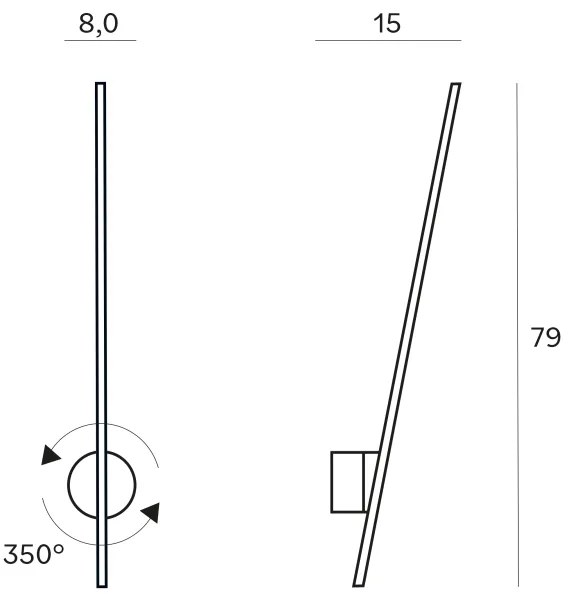MAXLIGHT W0297 - Applique a LED da esterno RAGNO LED/8,4W/230V IP44 oro