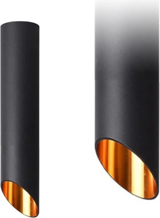 LAMPADA DA SOFFITTO BLACK GOLD 30 CM APP572-1C