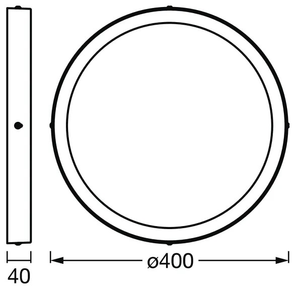 Ledvance - Plafoniera LED dimmerabile SMART+ DOWNLIGHT LED/22W/230V Wi-Fi