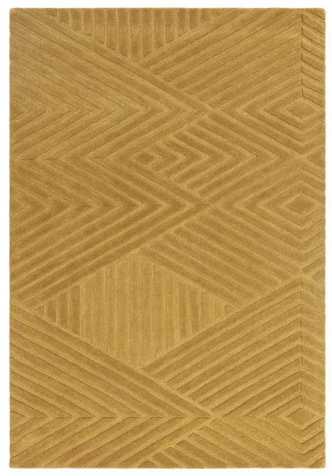 Tappeto di lana giallo ocra 160x230 cm Hague - Asiatic Carpets