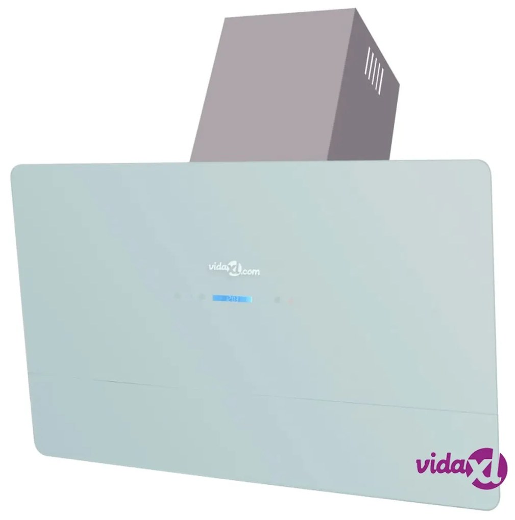 vidaXL Cappa con Schermo Touch Bianco 900 mm