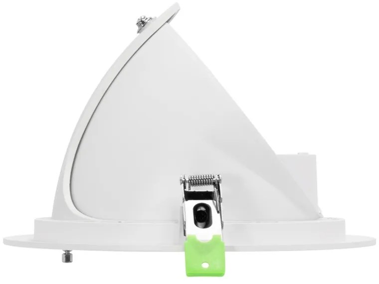 Faro LED da Incasso 42W Orientabile, Foro Ø210mm con driver Philips Colore Bianco Variabile CCT