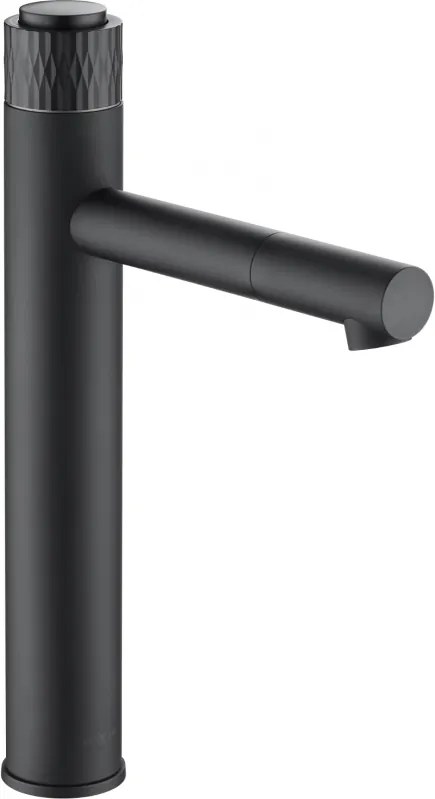 Mexen Diamond rubinetto alto da lavabo, nero - 71510-70