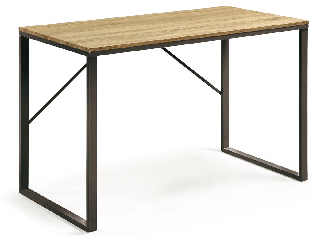 Kave Home - Scrivania rettangolare Talbot 120 x 60 cm nero
