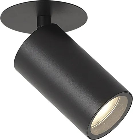 Faretto da incasso moderno nero GU10 50mm IP44 - Chels