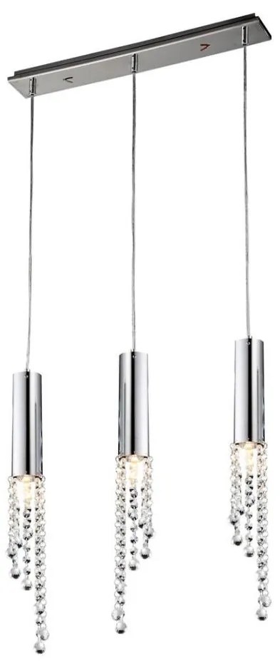 Lampadario LED a sospensione con filo DUERO 3xLED/3W/230V