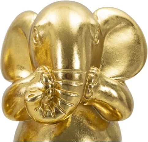 Elefante Non Vedo/Non Sento/ Non Parlo Set 3 Pz Cm Ø 15,5X20,5