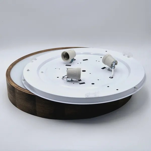 Brilagi - Lampada LED da soffitto CARVALHO 3xE27/60W/230V noce Ø 47 cm