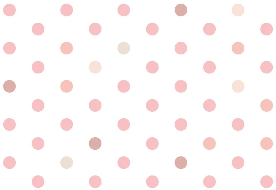 Carta da parati – Punti rosa