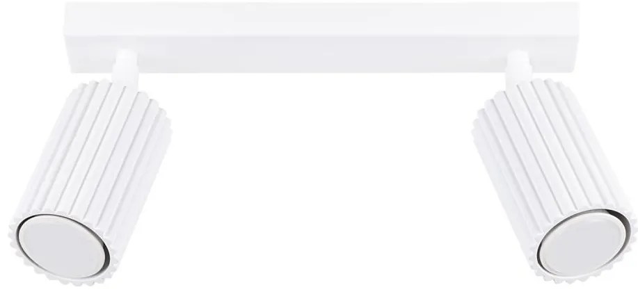 Sollux SL.1542 - Faretto KARBON 2xGU10/10W/230V bianco