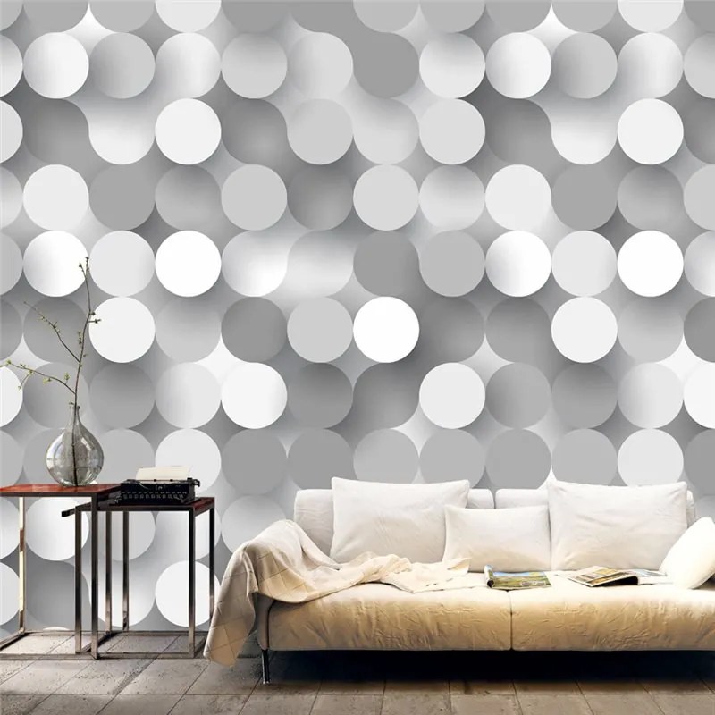 Fotomurale  Silver Net  Colore Grigio, Dimensioni e Misure 100x70