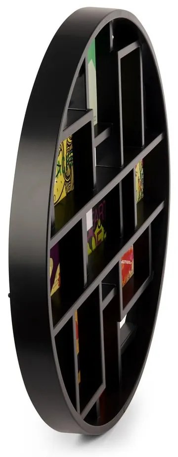 Cornice da parete in plastica nera Luna - Umbra