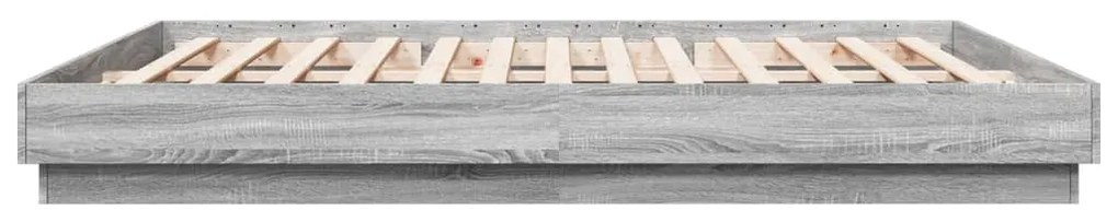 Giroletto grigio sonoma 180x200 cm in legno multistrato
