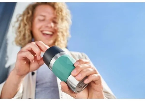 Tefal - Tazza termica 300 ml COMPACT MUG acciaio inossidabile/verde