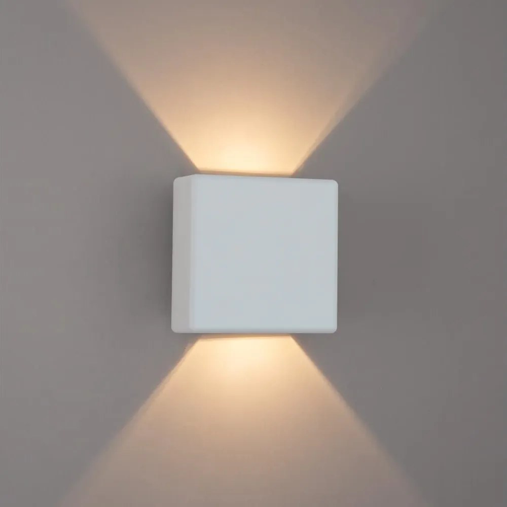 Brilagi - Applique da esterno a LED DOUBLERAY LED/6W/230V bianca IP54