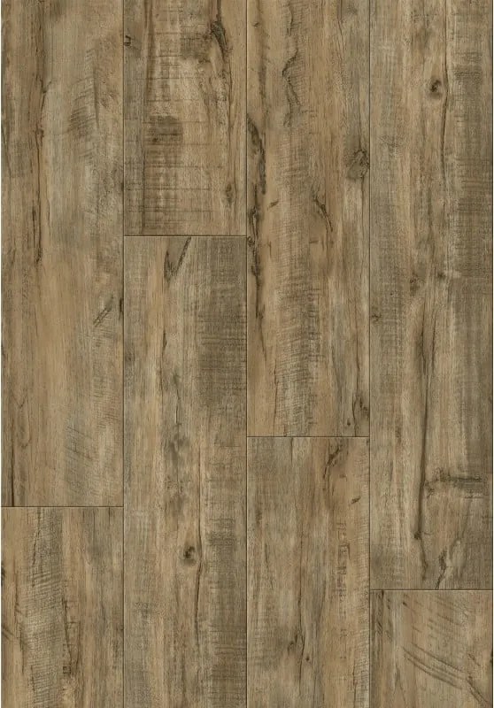 Mexen El Paso  pannelli vinilici 1240 x 182 mm SPC 6,5 mm, sottostrato IXPE 1,5 mm, 4 V-Fuga, Noce - F1069-1240-182-505-4V1-03