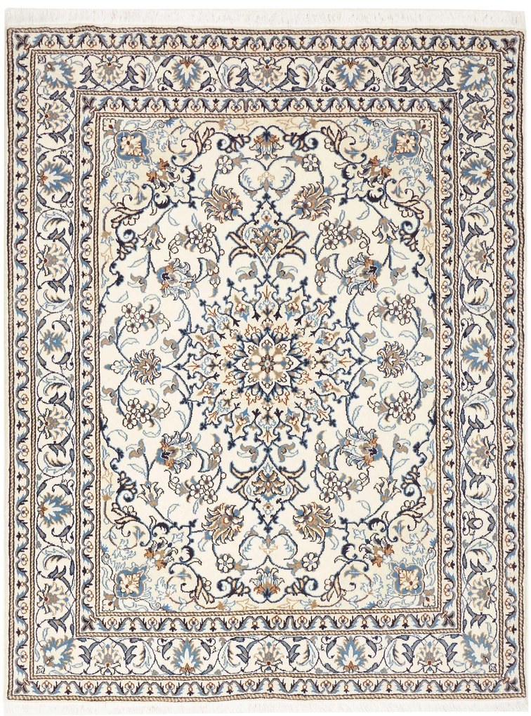 Nain Tappeto persiano 200x150 Beige (Iran) Annodato A Mano