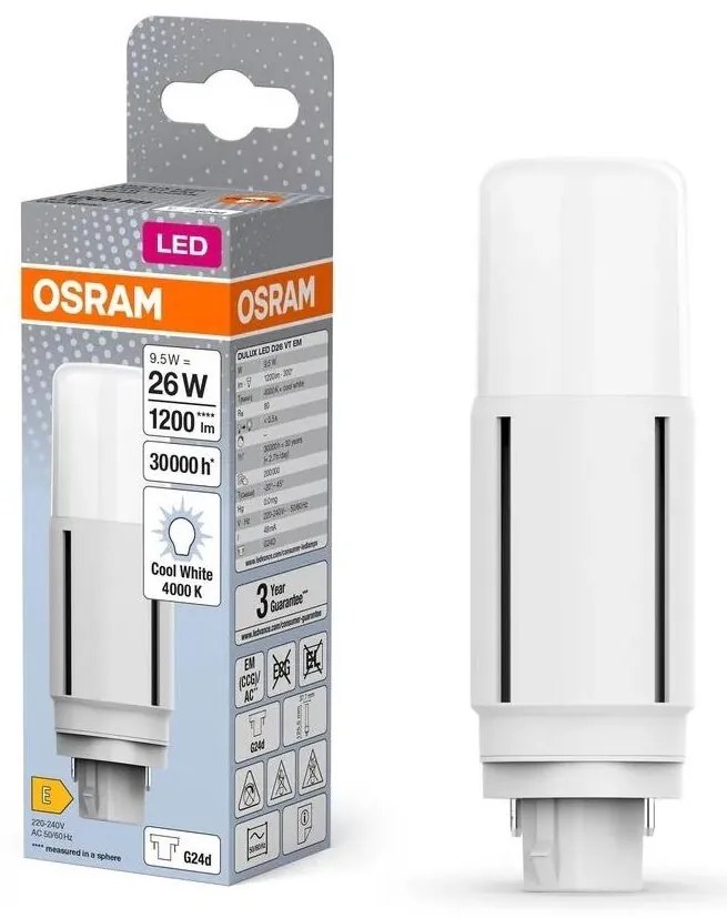 Lampadina LED G24d/9,5W/230V 4000K - Osram