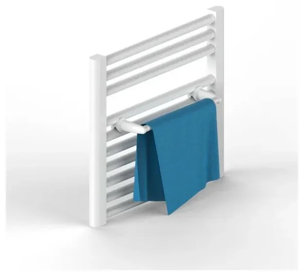 Portasciugamani Bianco 36cm Serie Smart per Scaldasalviette e Termoarredo Bianco