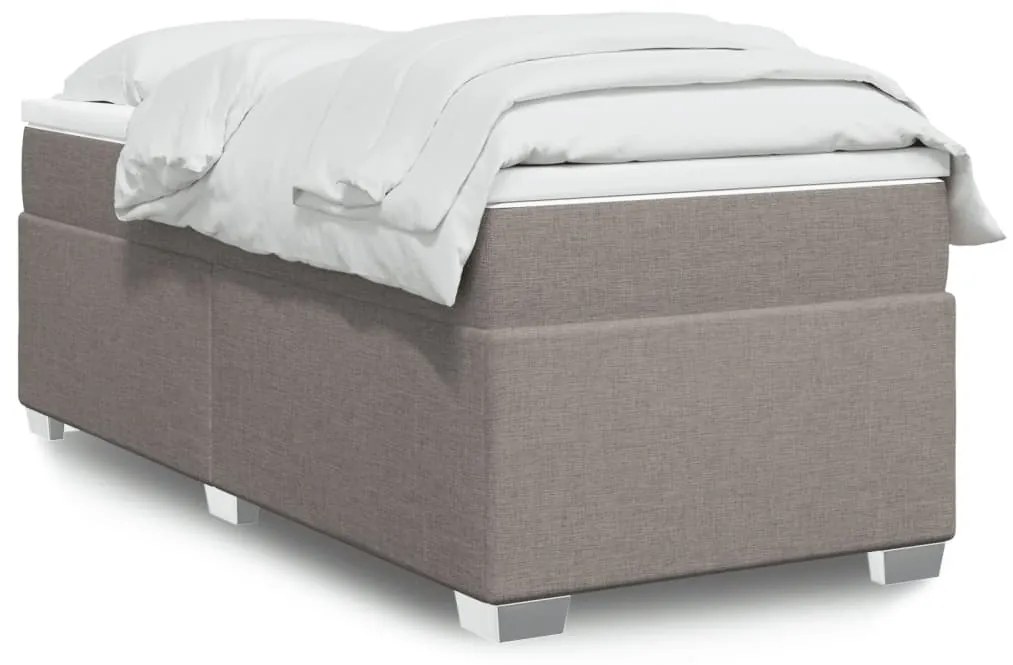 Giroletto A Molle Con Materasso Tortora 100x200 Cm İn Tessuto /