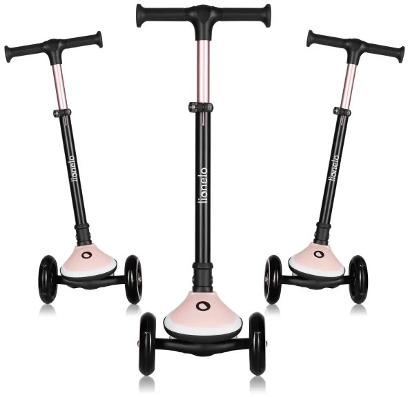 Lionelo - Monopattino per bambini MEY 3xAAA Pink Rose