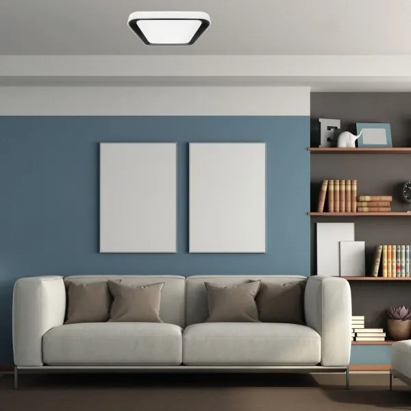 Lampada da soffitto dimmerabile QUADRO LED/38W/230V 3000-6000K bianco/nero + DO