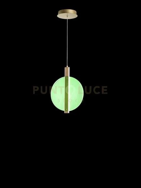 Sospensione juis piccola verde diametro 30cm 3000k 1620lm 20w