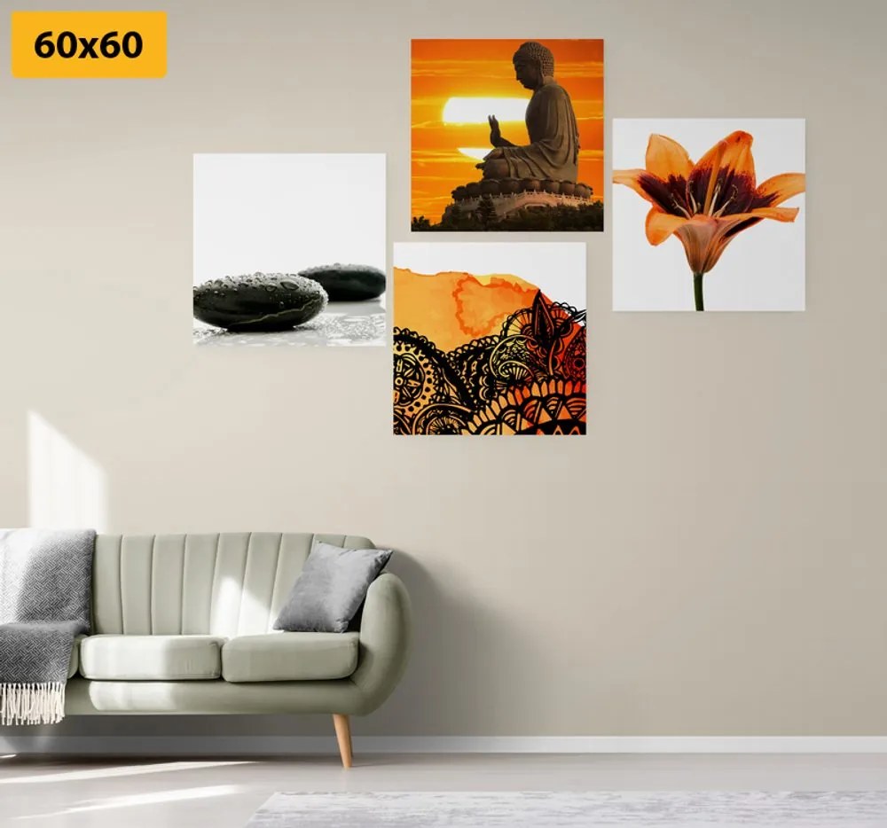 Set di quadri – Feng Shui in stile unico