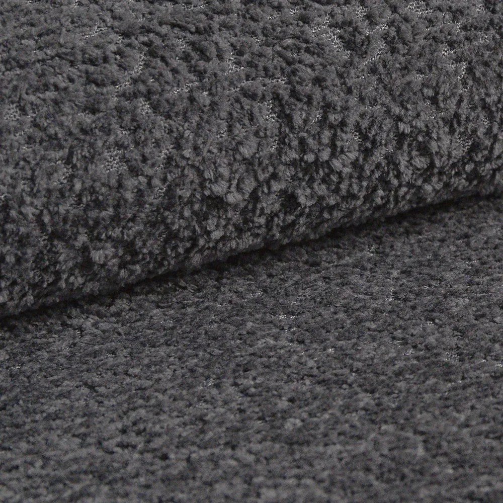 Letto matrimoniale imbottito grigio scuro con contenitore con rete inclusa 200x200 cm Mount – Micadoni