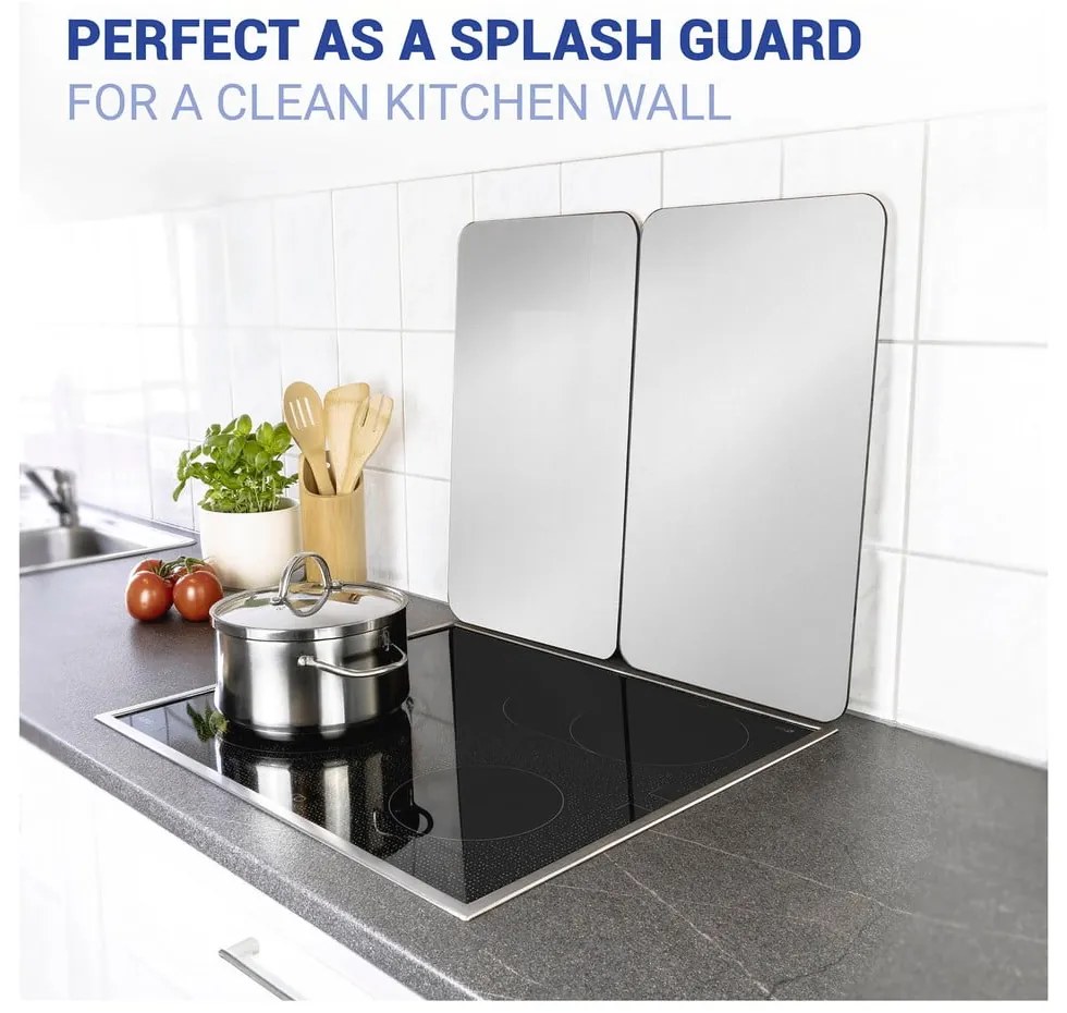 Set di 2 cappe in vetro Argento Universal - Wenko