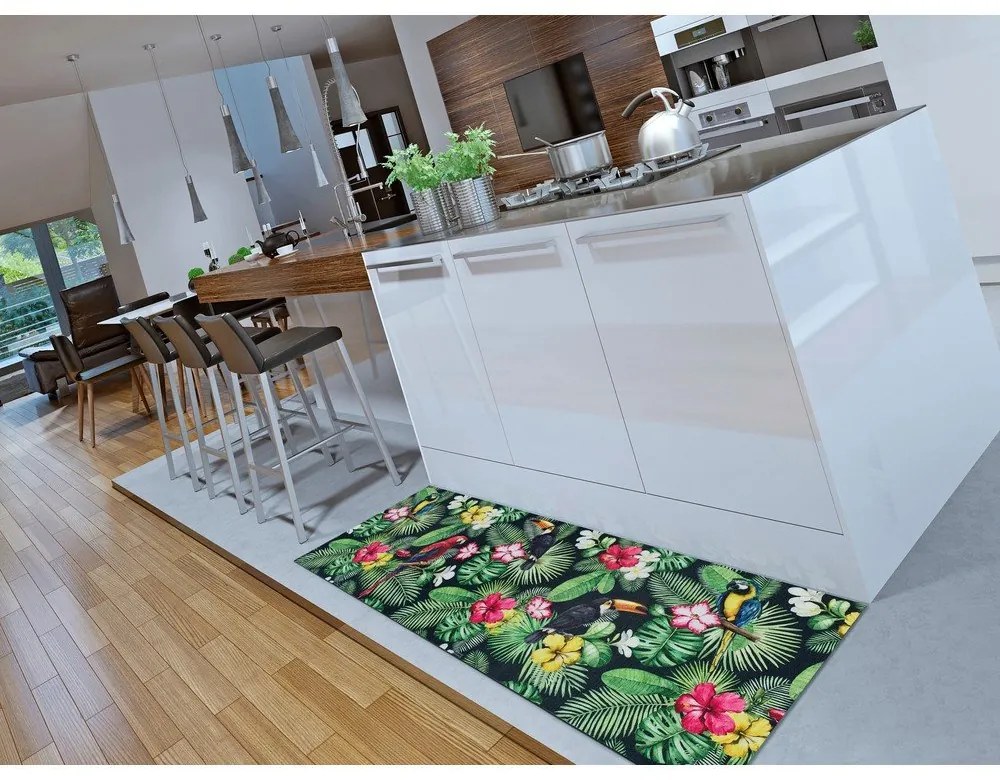 Tappeto verde 52x100 cm Sprinty Tropical - Universal