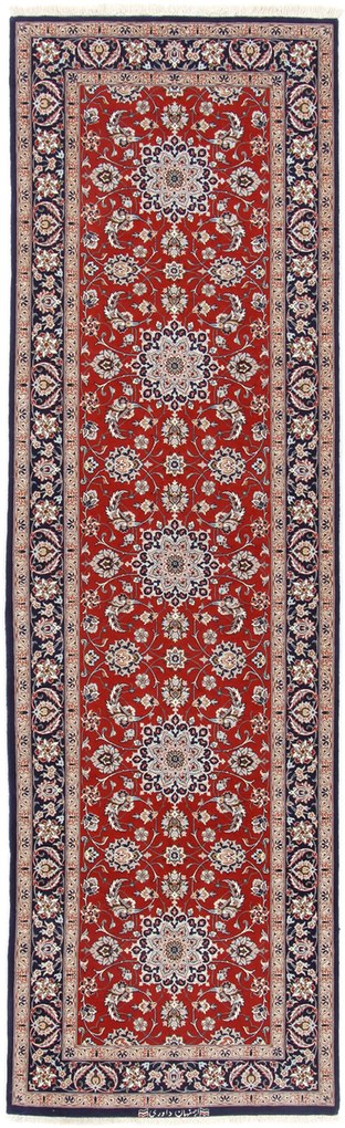 Isfahan Tappeto persiano 260 x 80 (Iran) Annodato A Mano