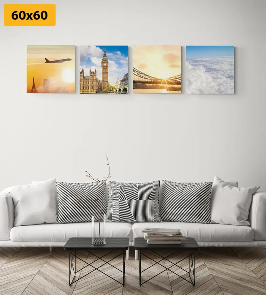 Set di quadri – Viaggio unico