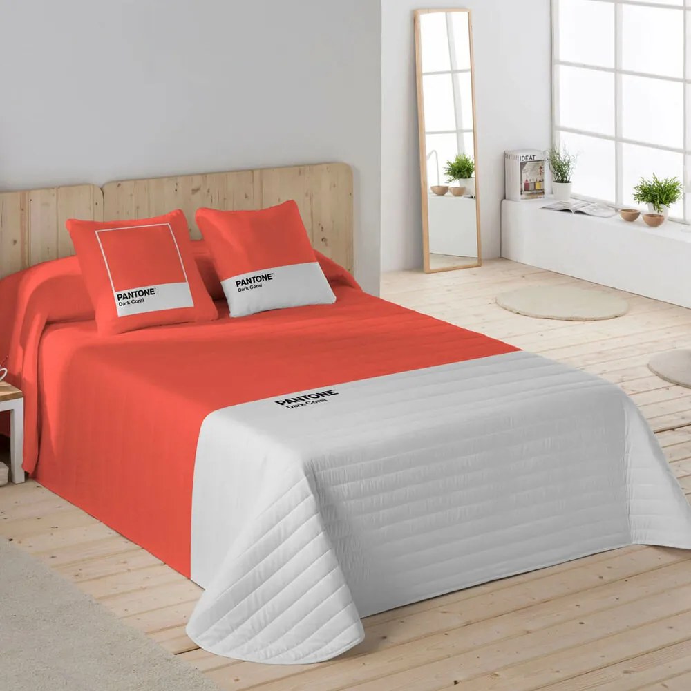 Trapunta Dark Coral Pantone - Letto da 150 (250 x 260 cm)