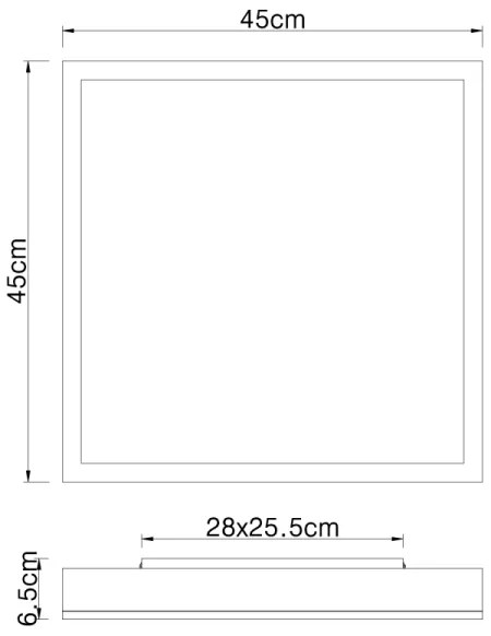Globo 416080WD2 - Plafoniera LED DORO LED/24W/230V