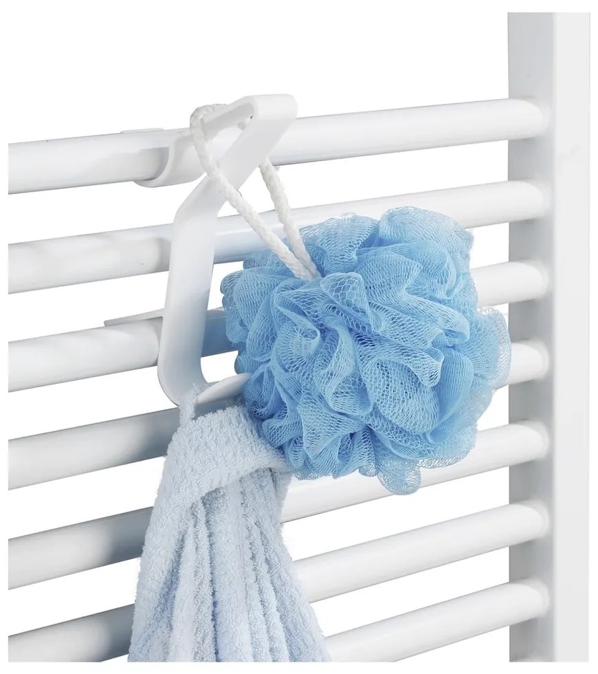 Ganci per appendere in plastica bianca in set da 3 - Maximex