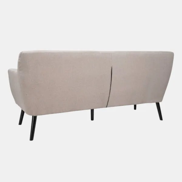 Divano 3 Posti Ellen L175 cm in Tessuto Imbottito Grigio