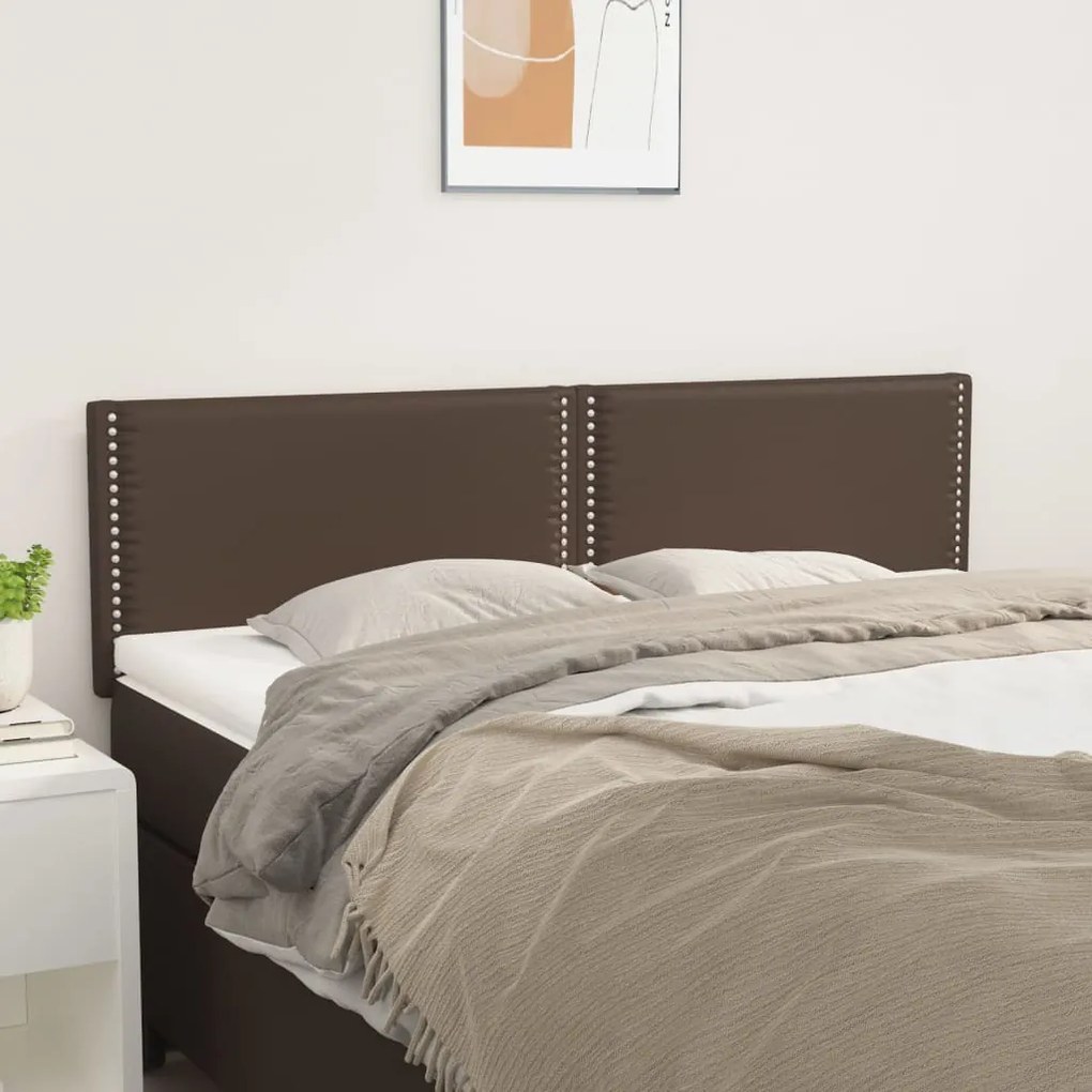 Testiere 2 Pz Marroni 72x5x78/88 Cm İn Similpelle /
