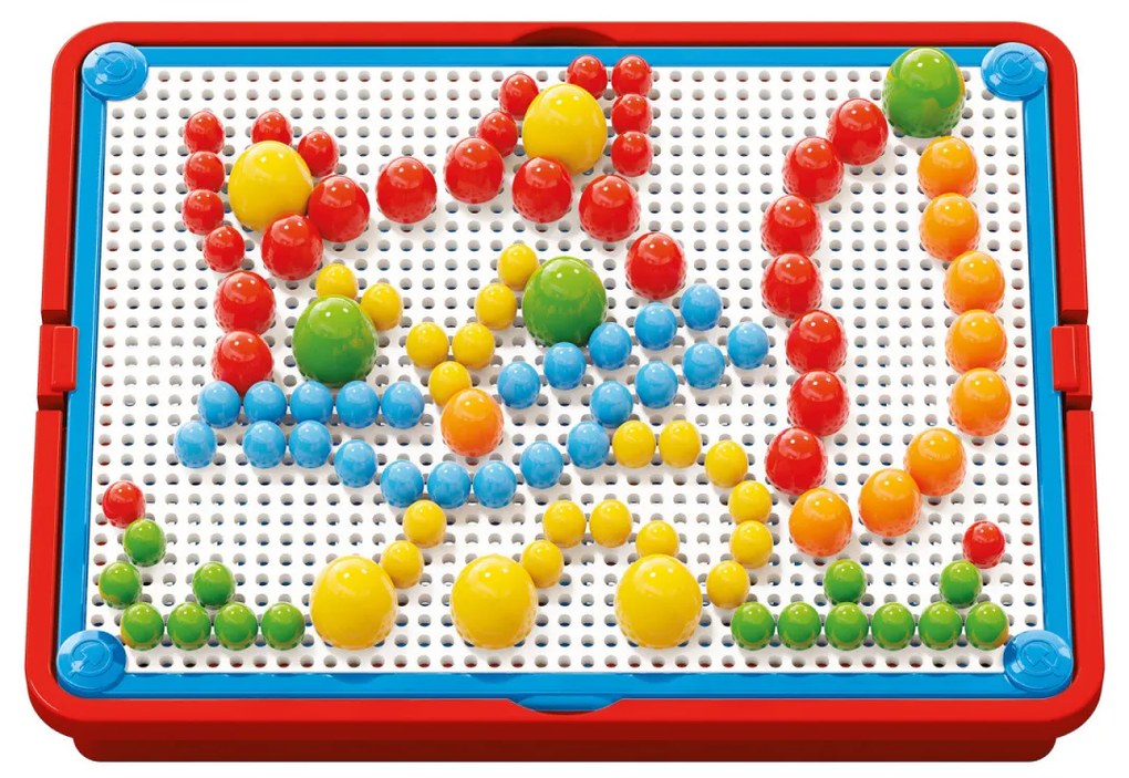 Mosaico Fantacolor Tab - 150 pezzi, 3 dimensioni di chiodini