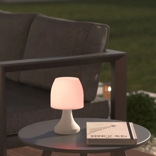 Atmosphera - Lampada da tavolo LED RGB esterna DOKK LED/3xAAA 19,5 cm IP44