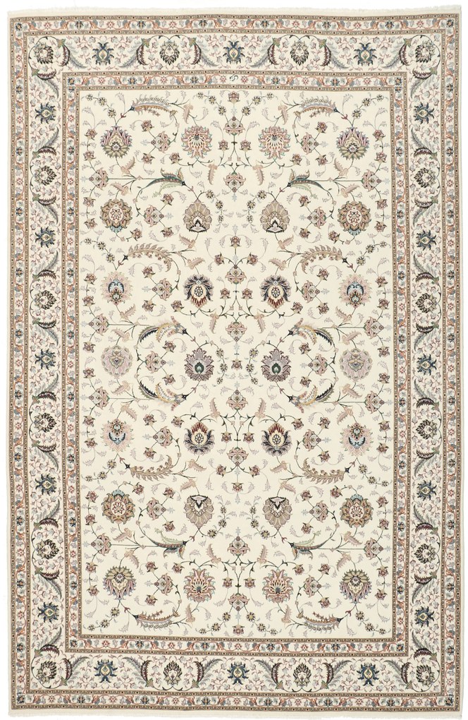 Tabriz Tappeto 310x200 (Iran) Annodato A Mano