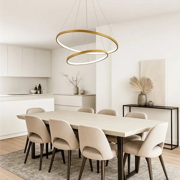 Rabalux 72348 - Lampadario a sospensione dimmerabile a cavo LED BELIZA LED/75W/230V 3000-6500K+telecomando