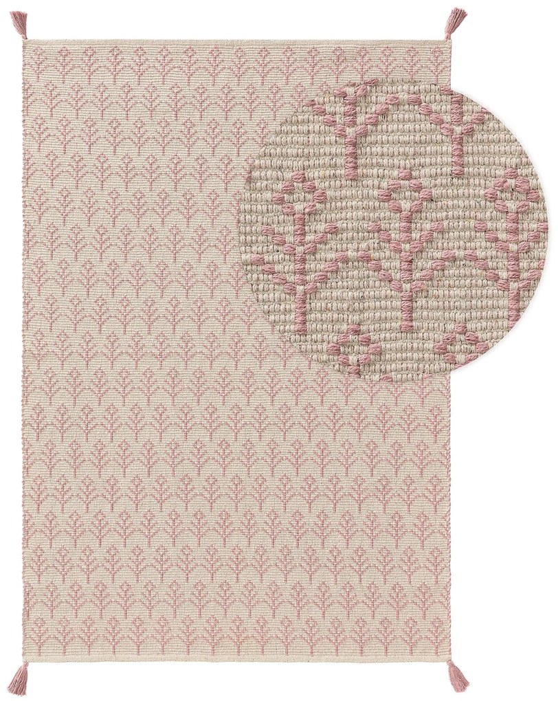 Lytte Tappeto lavabile per bambini Elli Rosa 160x230 cm - Tappeto cameretta