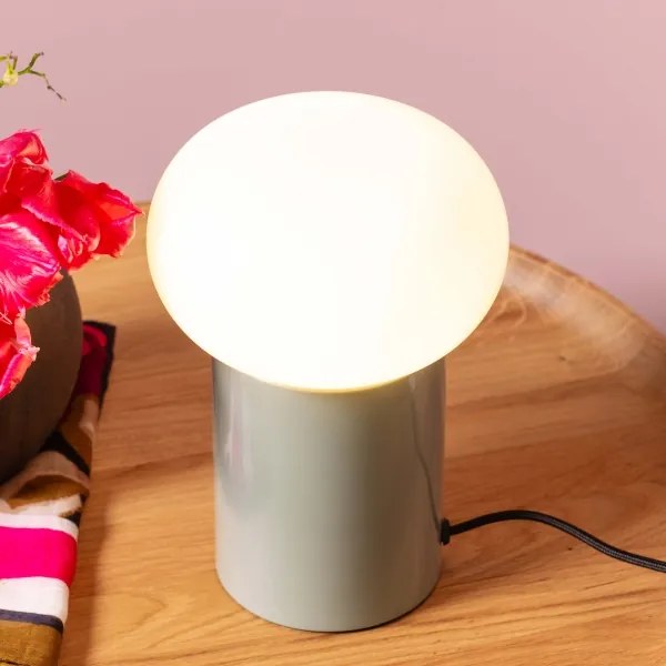 Brilliant - Lampada da tavolo KNUT 1xE27/25W/230V verde/bianco